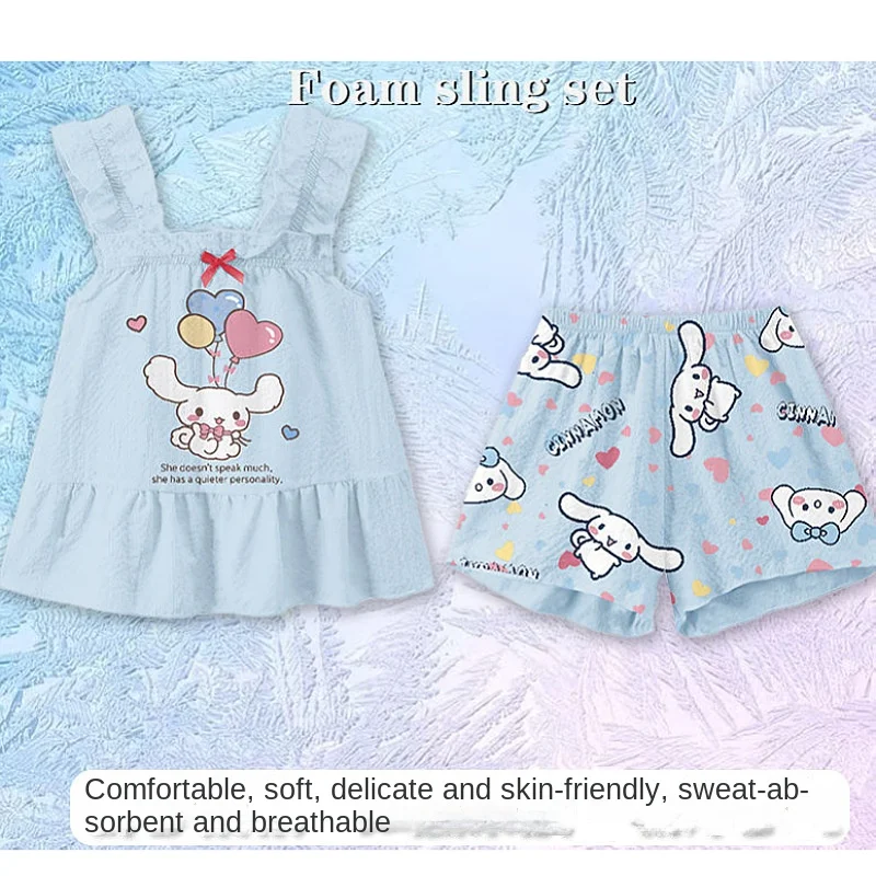 Color: Beige, Kid Size: 4T - New Spring Autumn Children's Clothing Sets Elsa Boy Sleepwear Long sleeved pants Clothes Kids Pajamas Set Baby Girls Pyjamas