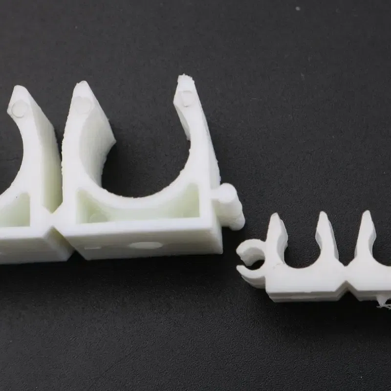 Color: black, Diameter: 1'' - 1pc Plastic 4 6 8 10 12mm Tube Clamp Water Pipe Support Garden Irrigation System Micro Soft Hose Fittings