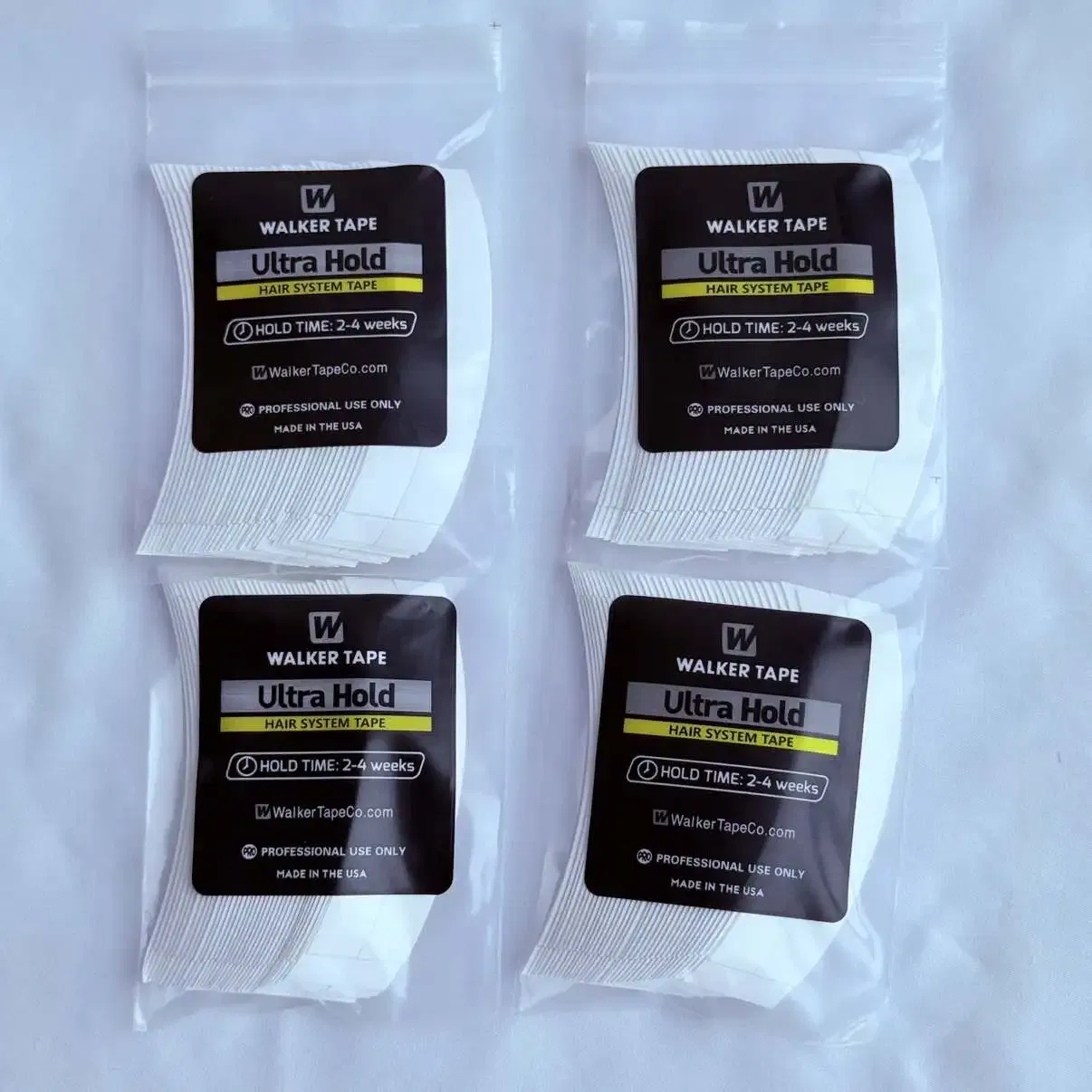 Color: Yellow, Size: 3 YARDS - 36/72/108PCS Super tape Waterproof Hair Tape Double Side Adhesive Super Tape Lace Wig Toupee Replacement Hairdresser Accessories