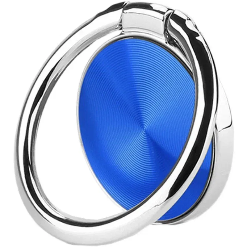 Color: Yellow - CD Pattern Ultra-thin Mobile Phone Ring Buckle Holder 360 Degree New Round Mobile Phone Holder Magnetic Car Ring Buckle