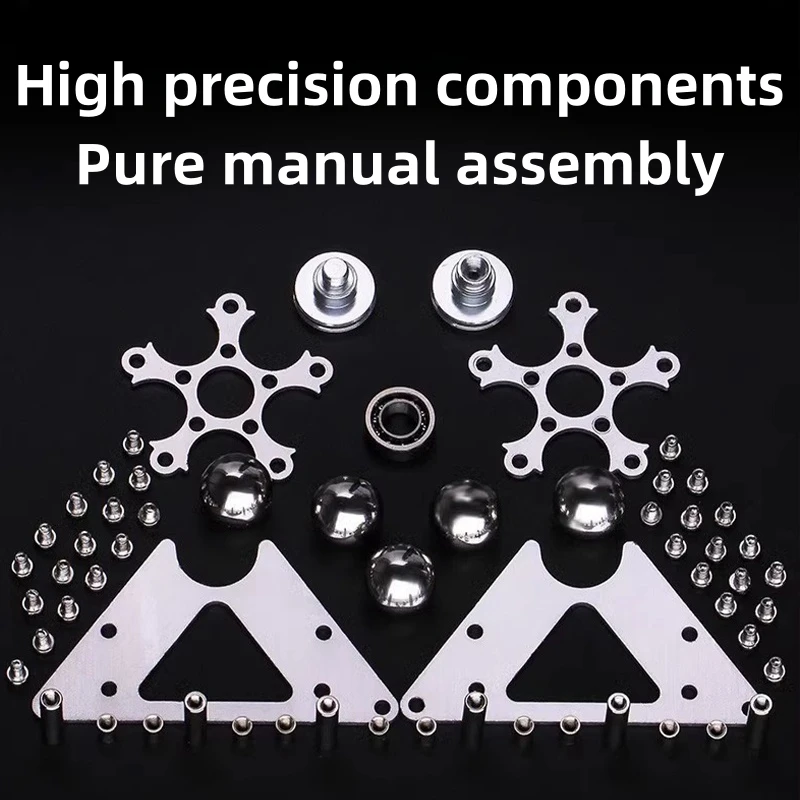 Color: Blue - Fingertip Gyroscopic Wheel Creative Metal Ornaments Adult Decompression Venting Device Advanced Mechanical Desktop Pendant Toys