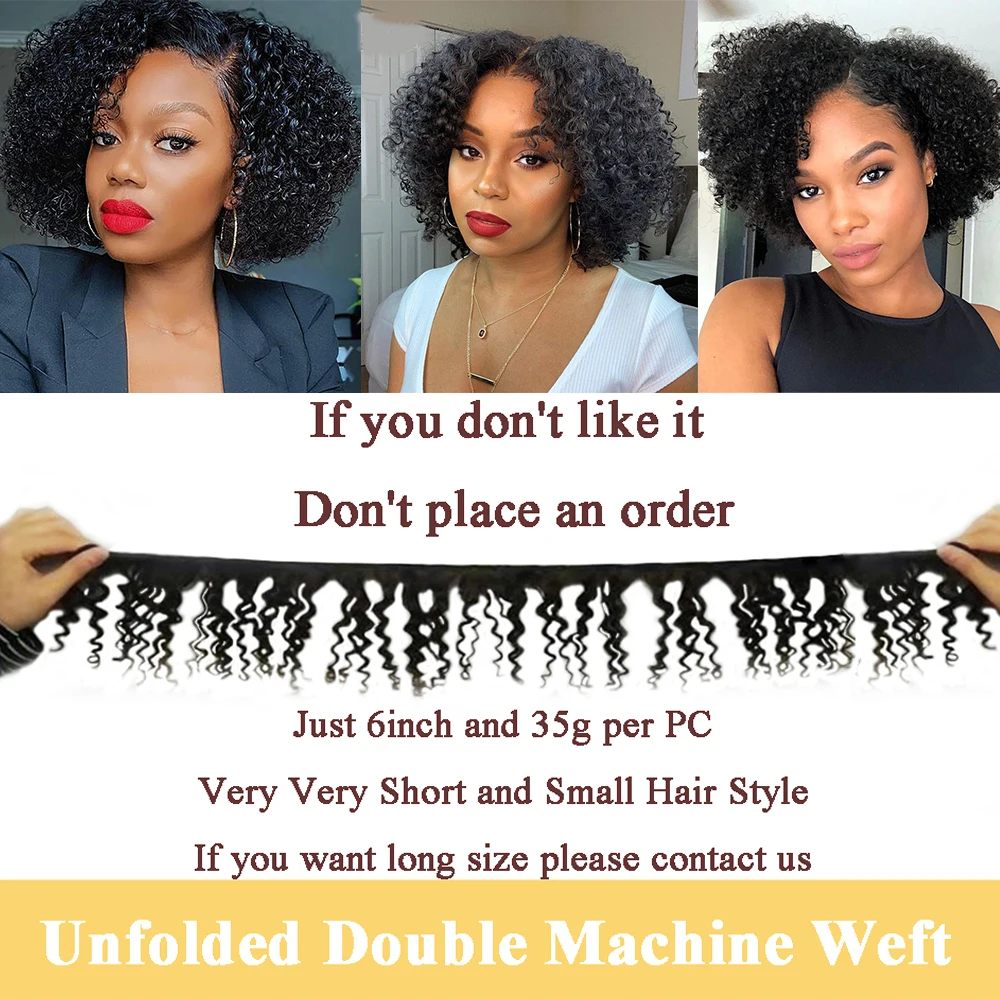 Hair Color: OT Turquoise, Stretched Length: 6inches, Longest Hair Proportion: 10A - Code Calla Bouncy Curly Hair Bundles Double Draw Indian 6inch Short Cut Remy Human Hair Extensions Natural Black Brown Color