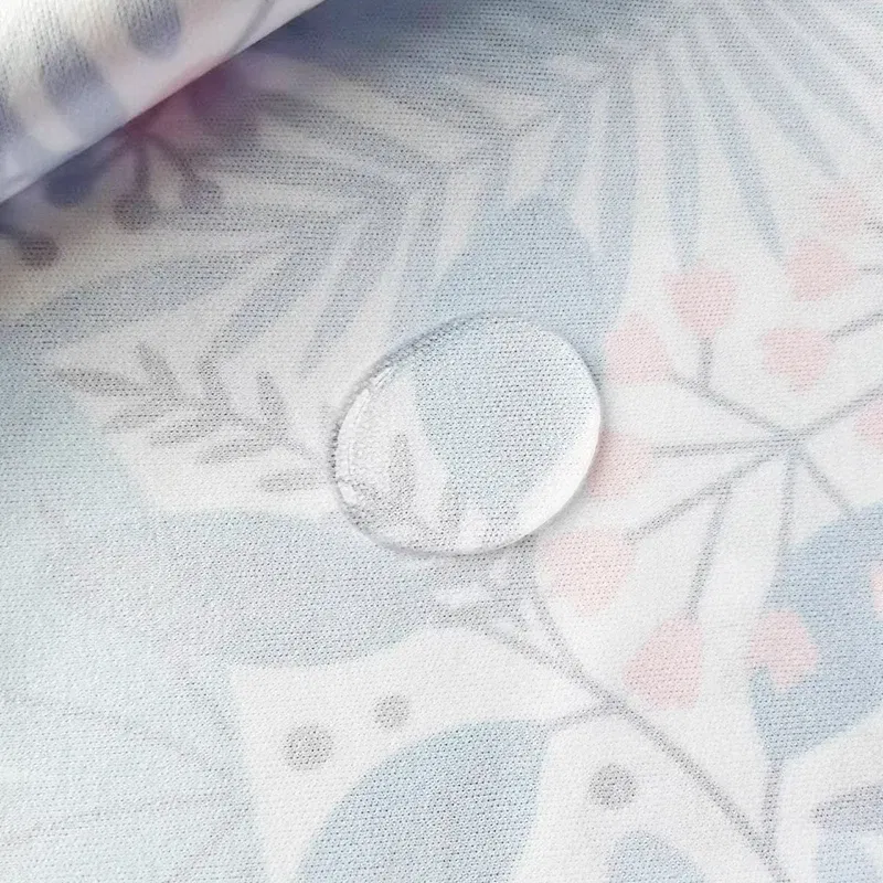 Color: Light Yellow, Size: NB - Washable Waterproof TPU Handmade Polyester Fabric Printed PUL Material for High Quality Cloth Diaper Menstrual Pads DIY Sewing