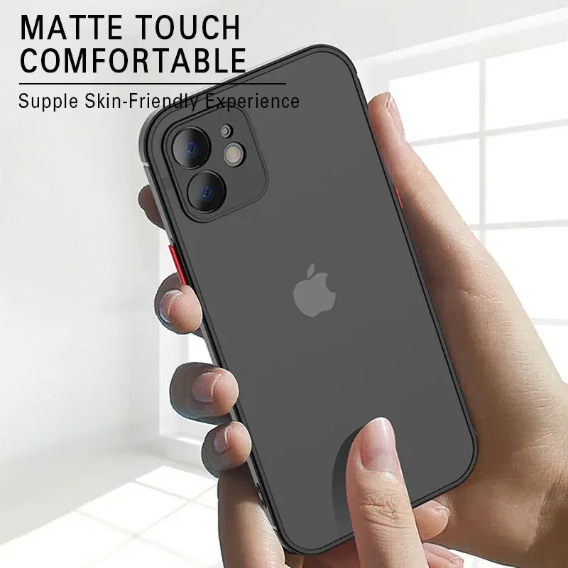Material: PVC, Color: Green - Matte Phone Case for IPhone 13 12 11 14 Pro Max Mini Luxury Soft Silicone Shockproof Case for IPhone X XS Max XR 15 7 8 Plus SE