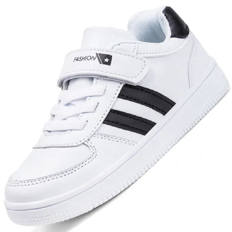 Color: Black, Shoe Size: 6.5 - Boy Kids teens Sneakers Winter Shoes Girls Sport Child Leisure Tenis Infantil Casual Warm Fashion Running basket fille 28-39