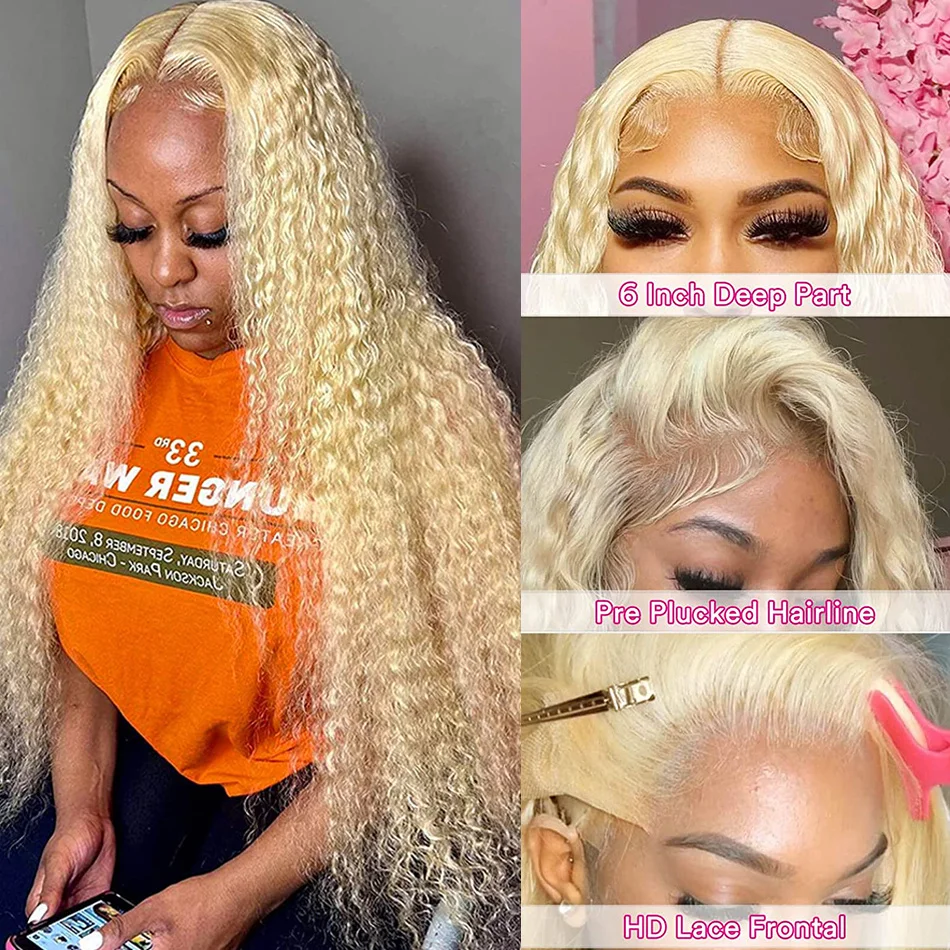 Color: 4/30HL, Stretched Length: 8inches, Density: 150%, Ships From: CHINA - 613 Hd Lace Frontal Wig 13X6 Blonde Lace Front Wig Human Hair 13X4 Curly Lace Front Human Hair Wig Hd Lace Wig 13X6 Human Hair