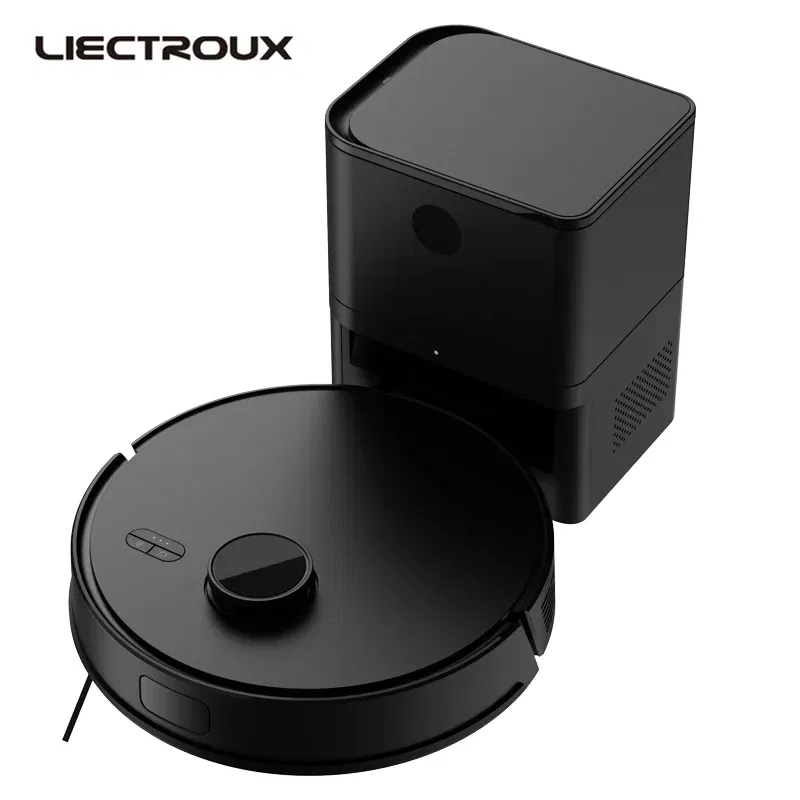 Color: black, Ships From: CN - LDS Robot Vacuum Cleaner & Mop Liectroux M70 Pro,Wet Dry Cleaning,Self Empty,Multi-floor Map,6500Pa,Carpet Boost,Max.175Mins Run
