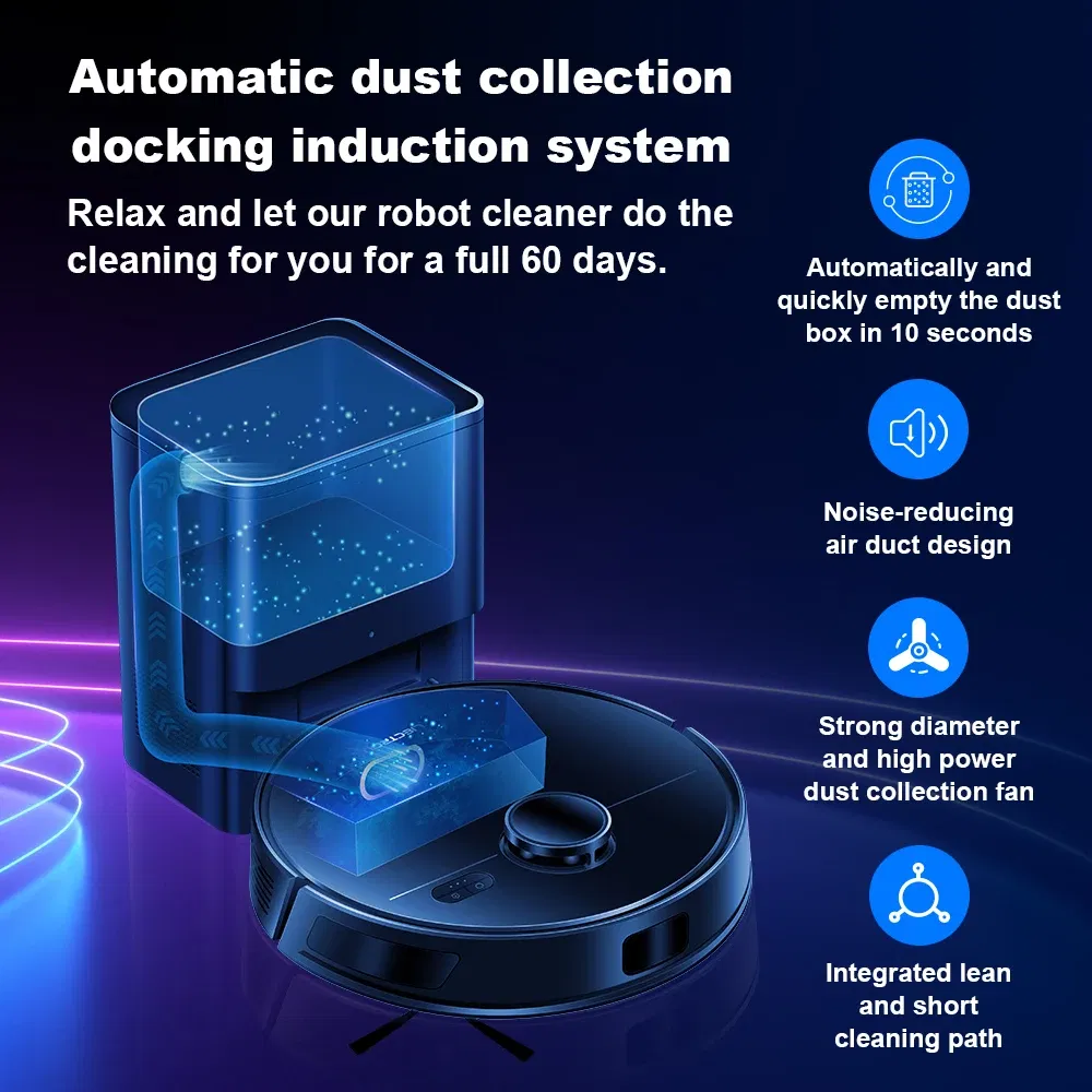 Color: black, Ships From: CN - LDS Robot Vacuum Cleaner & Mop Liectroux M70 Pro,Wet Dry Cleaning,Self Empty,Multi-floor Map,6500Pa,Carpet Boost,Max.175Mins Run