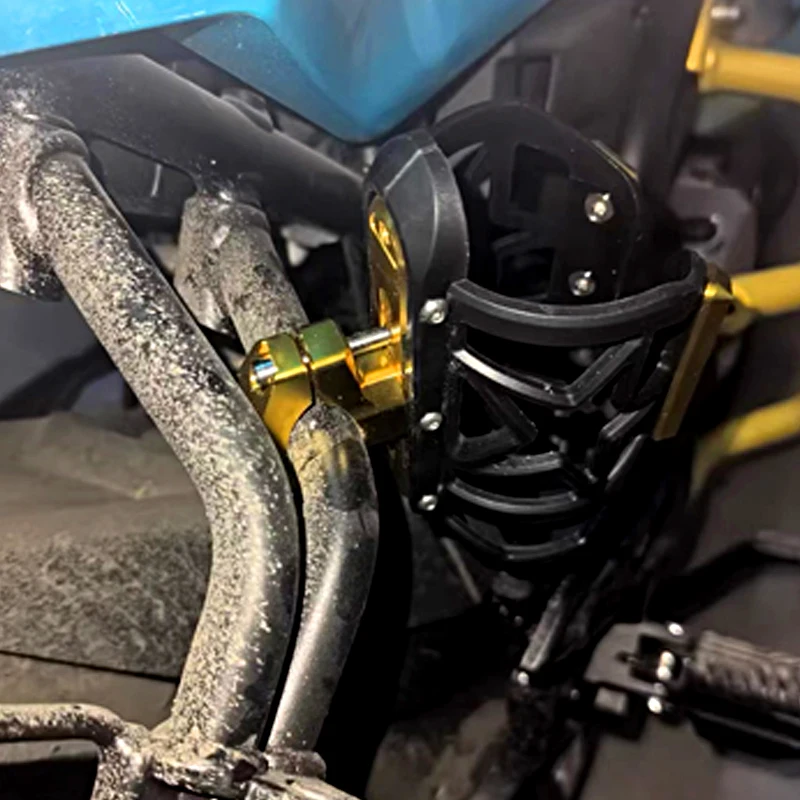 Color: Black - For YAMAHA NMAX 155 125 N-MAX 155 125 2015-2024 2023 Motorcycle CNC Accessories Beverage Water Bottle Cage Drink Cup Holder