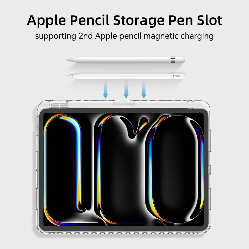 Color: Blue, Size: EIGHTEEN - For iPad Air 5 Case 2024 Air 6 11 iPad Pro 11 12.9 13 10 Gen 10.2 9th 8th 7th 9.7 6th 5th Mini 7 6 Smart case with pen Holder