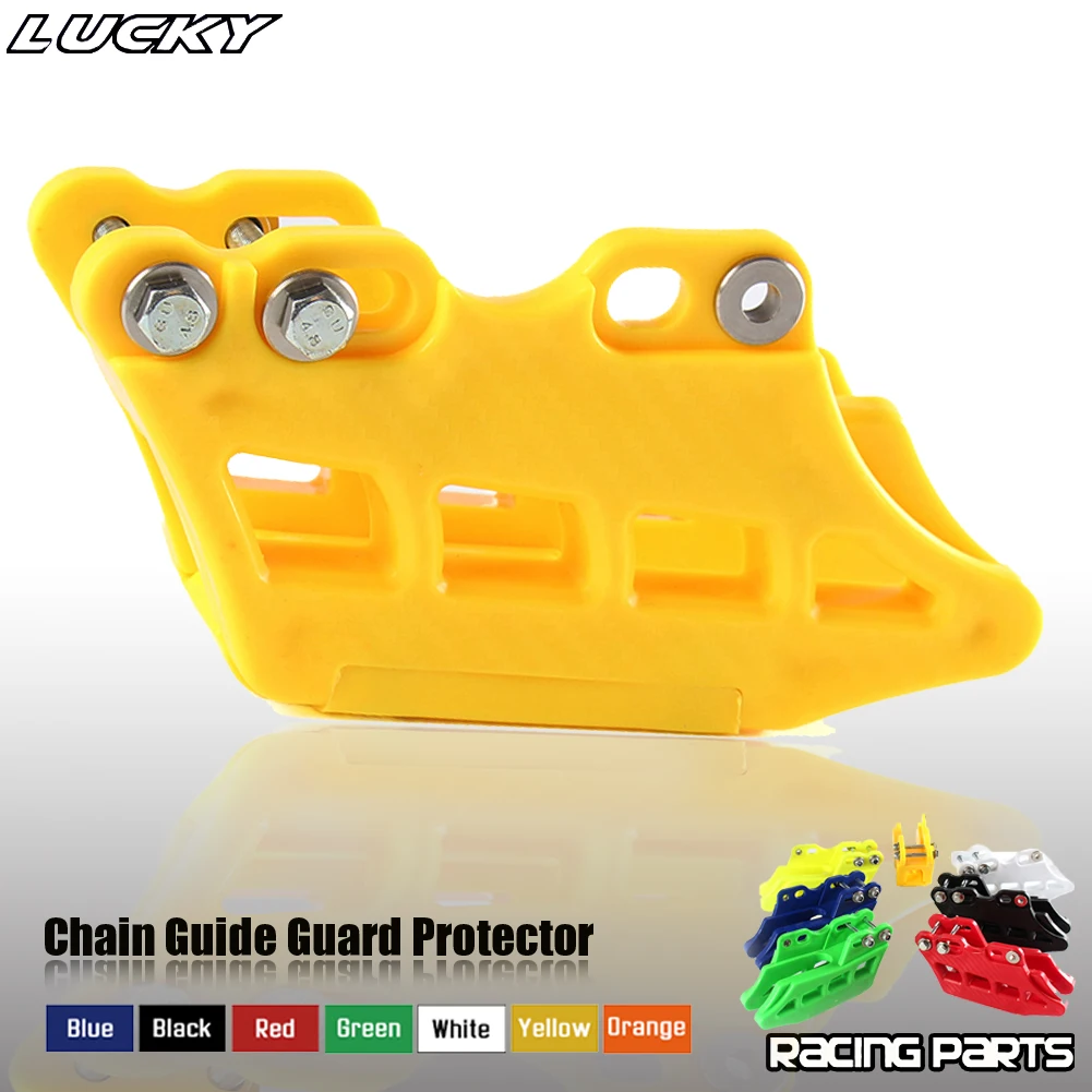 Color: Brown - Motorcycle New Chain Guide Guard Protector For Honda Kawasaki Yamaha CRF KDX KLX RM DRZ YZ 125-500 2005-2017 Dirt Bike