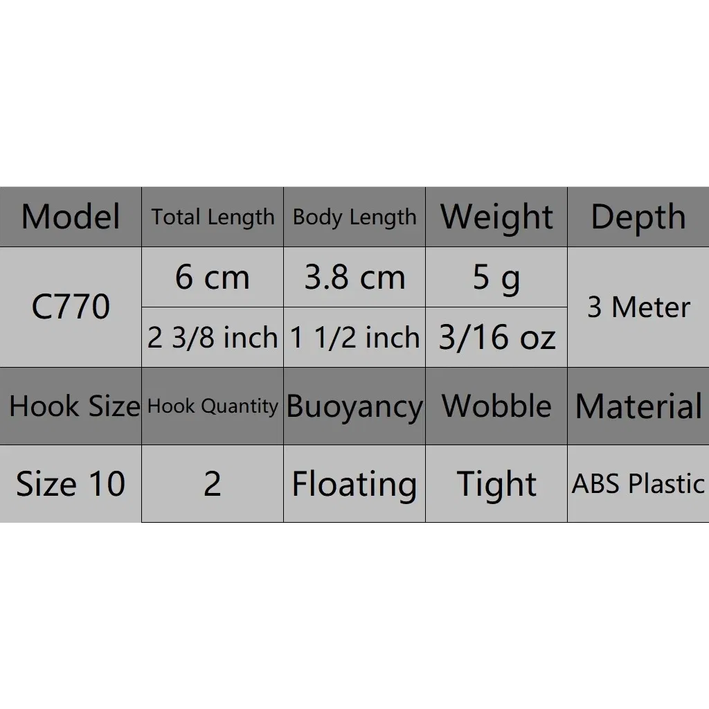 Color: Cherry Red - wLure Crankbait Wobble Fishing Lure 6cm 5g Deep Diving Tight Action Fresh Water Hard Bait Floating 8# Hooks Insect Bait C770