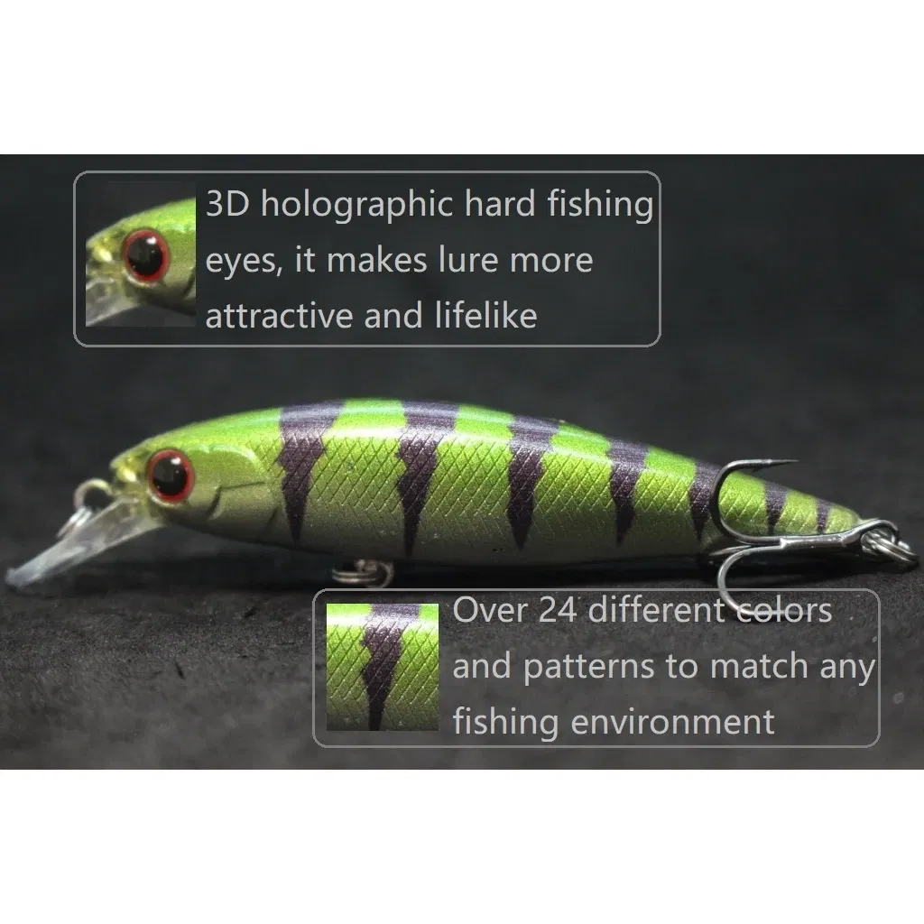 Color: Off White - wLure Fishing Lure Jerkbait 6g 7.5cm Tiny Sinking Minnow Carp Fresh Water Use Tight Wobble Long Casting M762