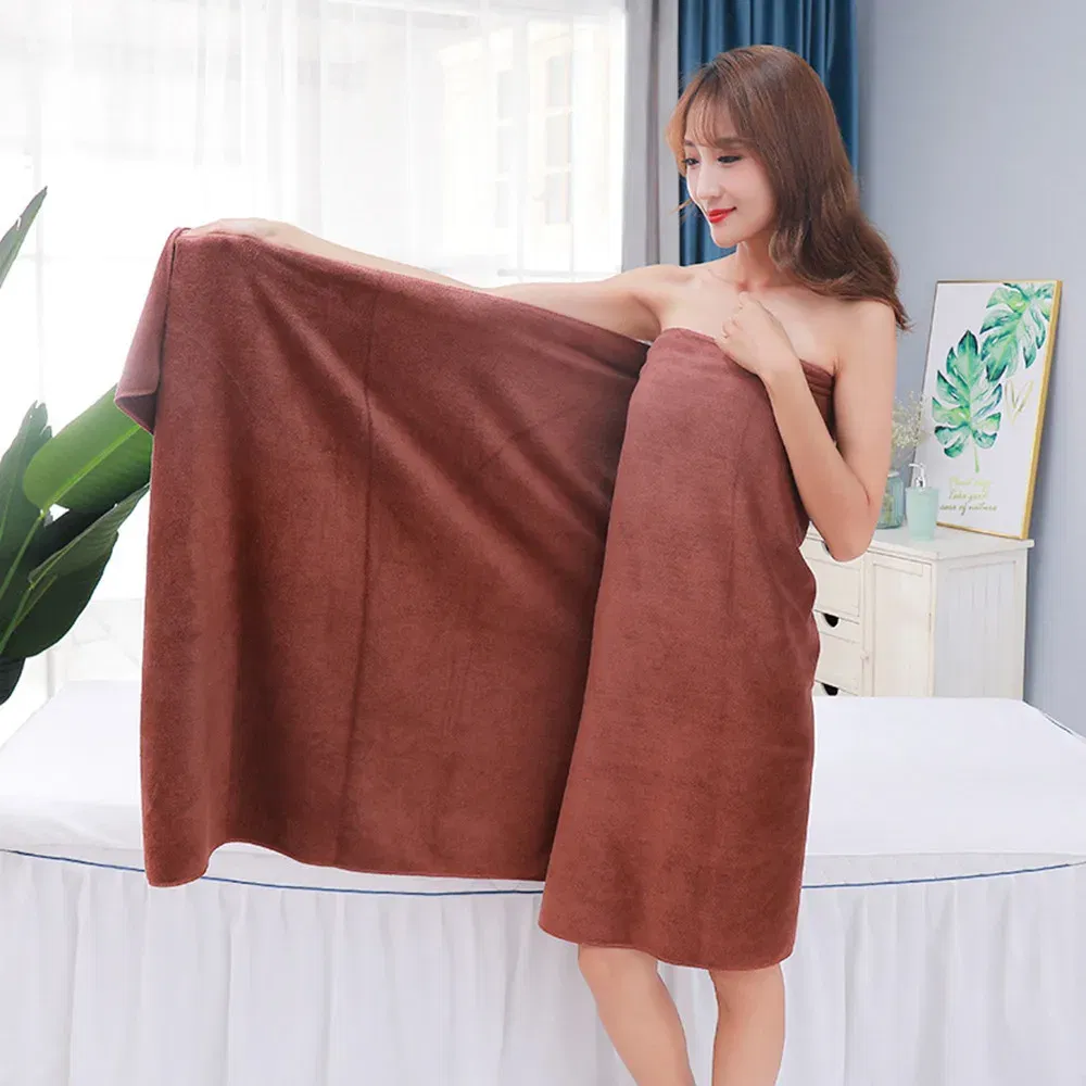 Color: 24#, Size: M - super large smooth and soft double-sided quick-drying microfiber bath towel thickened non-linting towel Sports beauty bath towe