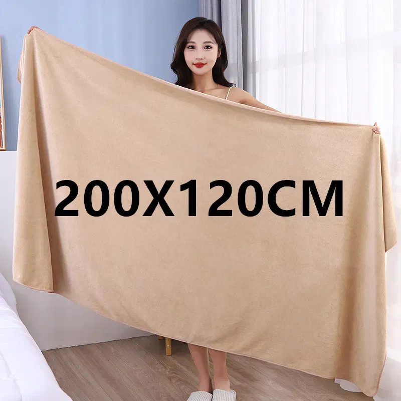 Color: 24#, Size: M - super large smooth and soft double-sided quick-drying microfiber bath towel thickened non-linting towel Sports beauty bath towe