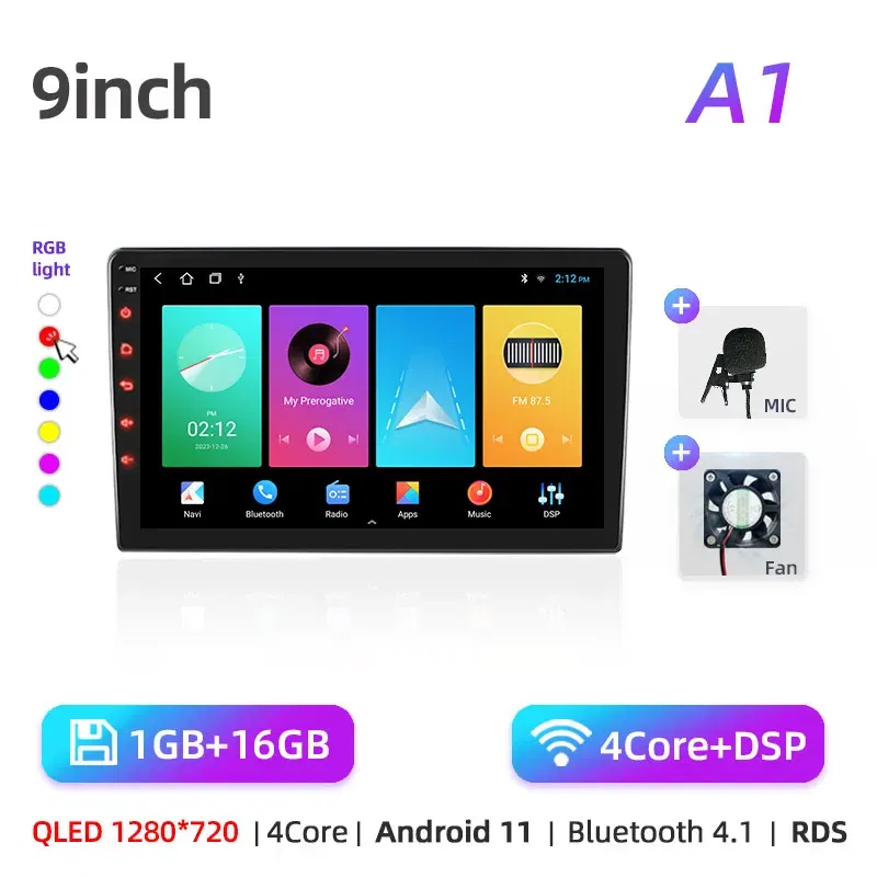Color: black, Ships From: CHINA - Car radio with GPS Multimedia player with Android 12 7/9/10''2 Din Universal Stereo Carplay AUTO for Volkswagen, Nissan, Hyundai