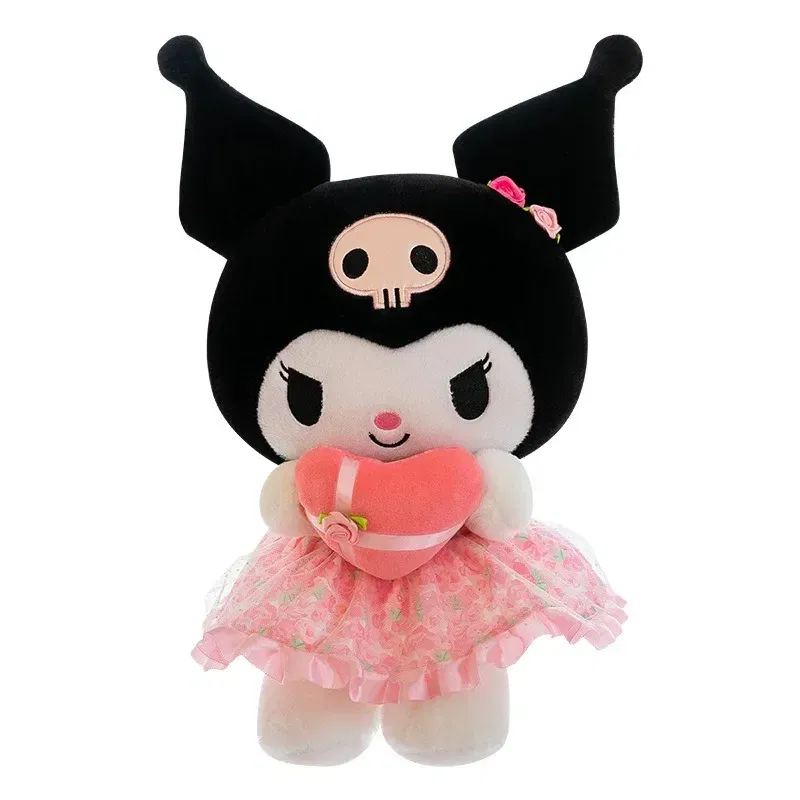 Color: LavenderBlush - Sanrio Kuromi Plush Toy30cm Cinnamoroll Melody Stuffed Doll Comfortable And Soft Plush Toy Valentine's Day Child Birthday Gift