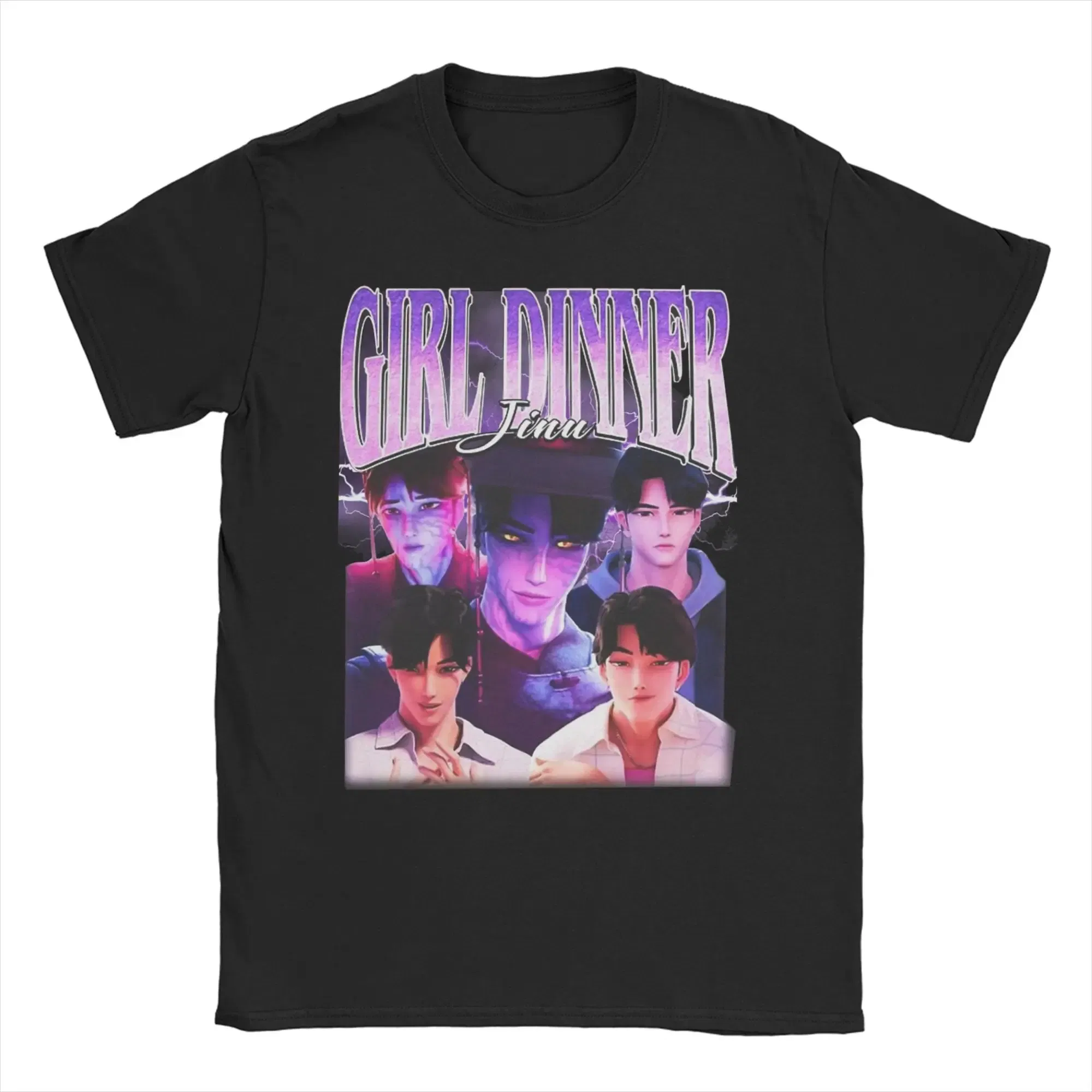 Color: Pink, Size: 6XL - Men Women T-Shirts Kpop Demon Hunters Zoey Huntrix Amazing Cotton Tees Short Sleeve T Shirt O Neck Clothes Printing