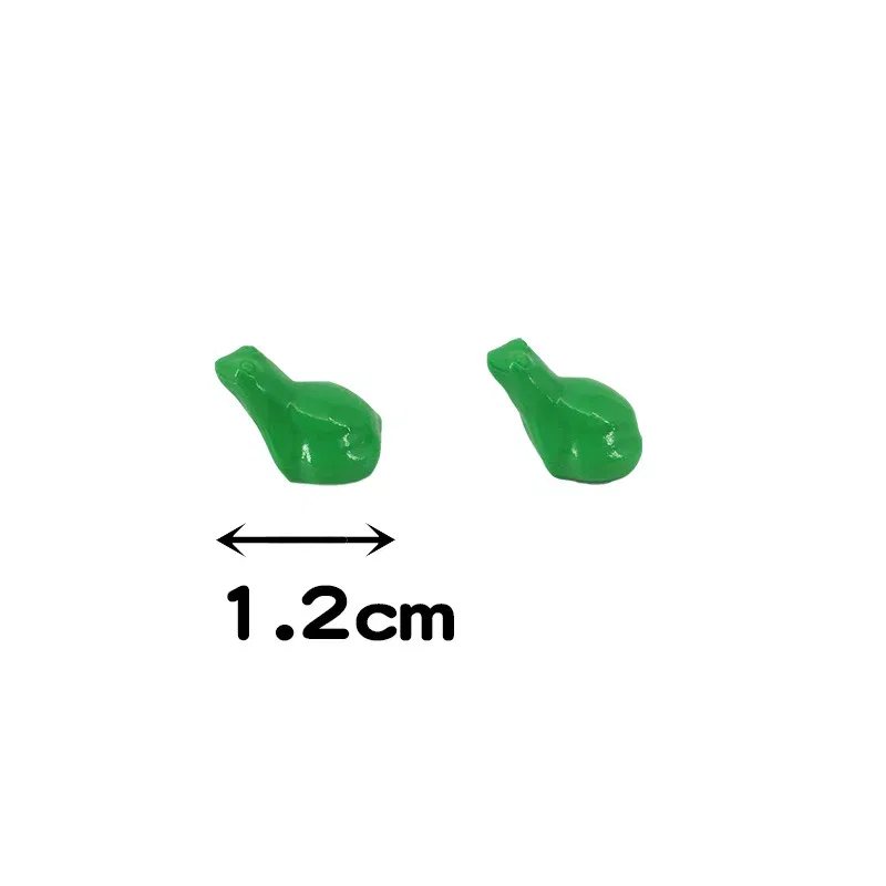 Color: Trans-light Blue - MOC City Animal Building Block Figures Hare Dairy Cow Squirrel Dolphin Pug DIY Farm Street View Accessories Bricks Toys Gifts