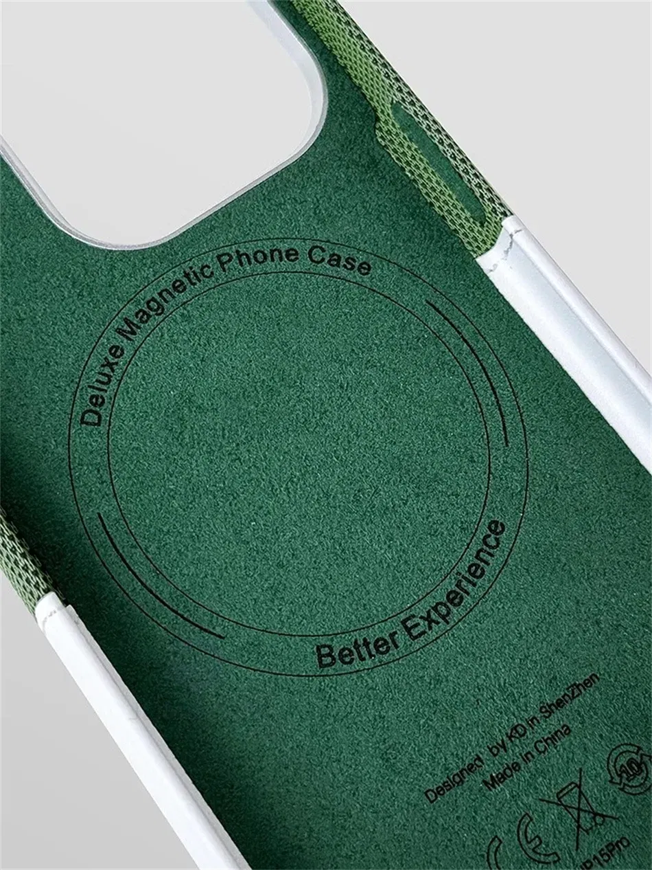 Color: Blue, Material: Silicon - For Magsafe Card Holder Leather Case For iPhone 16 15 13 12 17 Pro Max 14 Plus Pocket Wireless Charge Alloy Lens Magnetic Cover