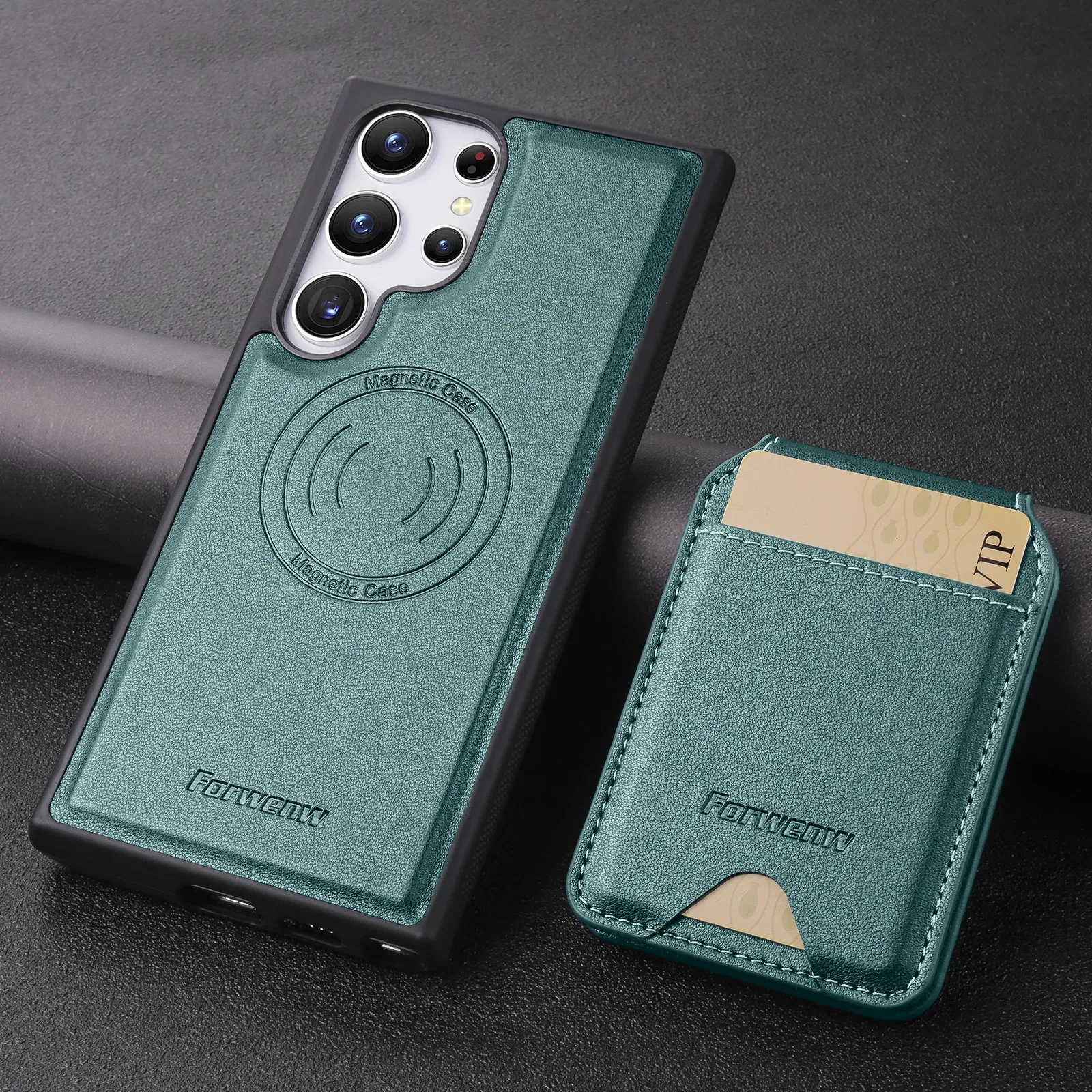 Color: WHITE, Compatibility by Model: Galaxy A55 - Leather Case For Samsung Galaxy A16 A36 A56 A55 A35 A15 A25 S25 S24 Ultra S23 S22 Plus + 2 in 1 Detachable Vertical Wallet Cover