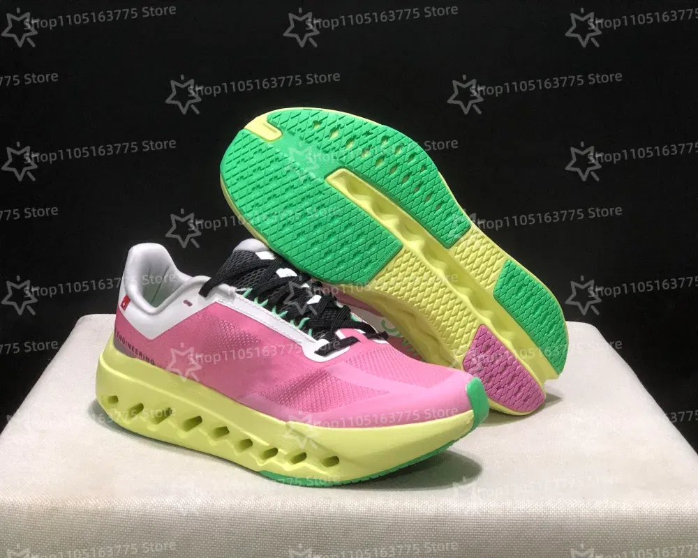 Color: WHITE, Shoe Size: 41 - Hot 2025 NEW Women Men Cloudsurfer-Next Running Shoes Breathable Anti Slip Cushioning Road Run Sport Lifestyle Outdoor Sneakers