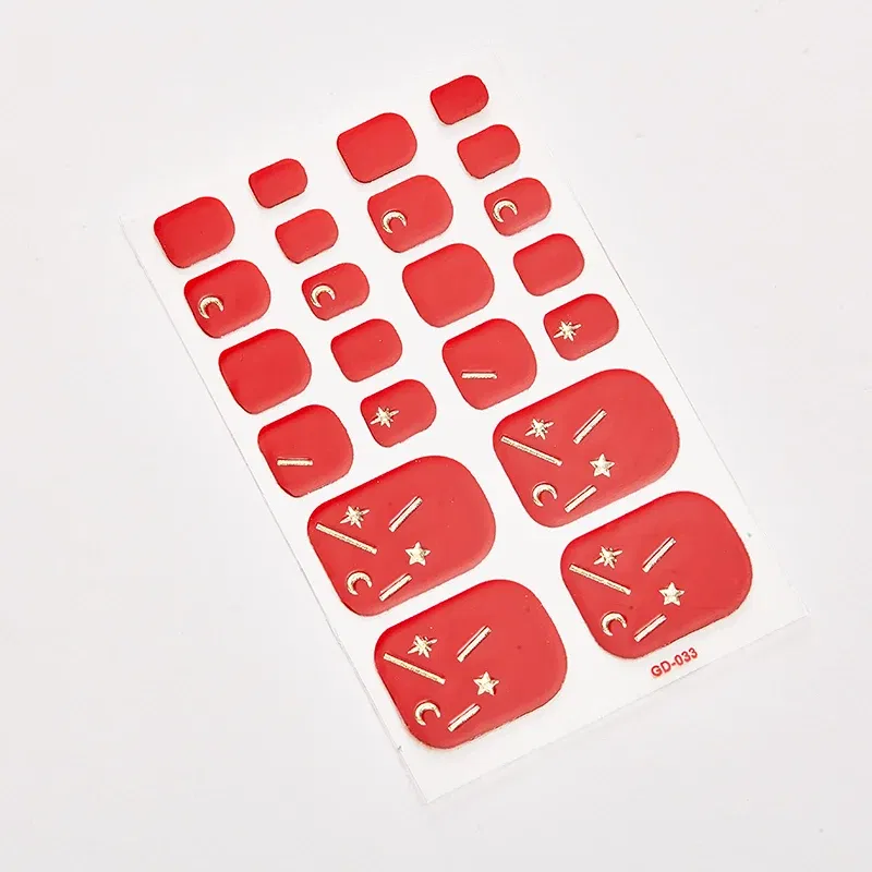 Color: Field Green - 22 Tips/Sheet Nail Tape Loveliness Nail Art Stickers Designed Nailart Sticker Nail Strips Designer Nail Decals Nailart Shiny