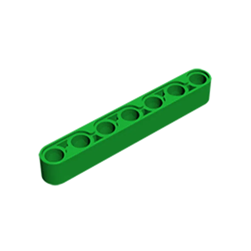Color: green - 1 Pcs Buildings Blocks 32524 Liftarm Thick 1 x 7 Brick Collections Bulk Modular GBC Toy For High-Tech MOC Set