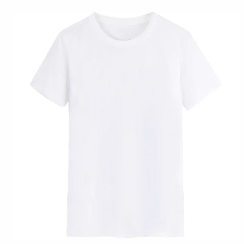 Color: WHITE, Size: XXXL, Ships From: CHINA - YOTEE Round Neck T-shirt Cotton Logo Customized Embroidery Personal Group Fashion T-shirt Logo Customization