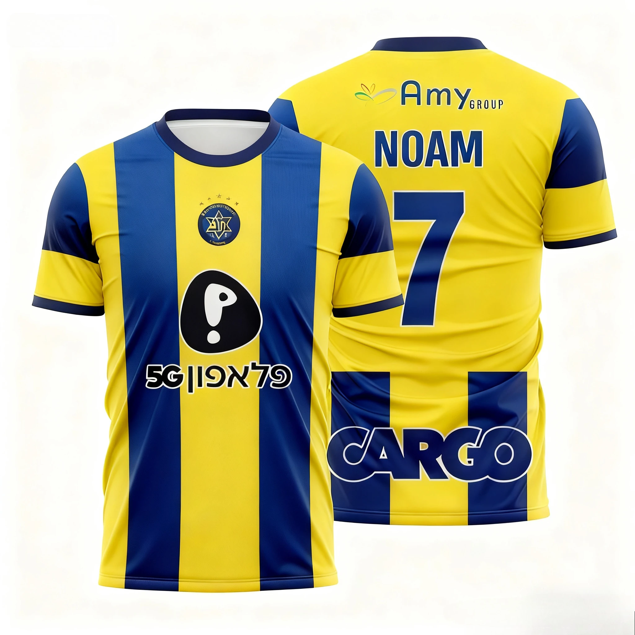 Color: GRAY, Size: S - The Latest Breathable Men's and Women's T-shirts for The Daily Training of Maccabi Tel Aviv Football Club in 2026