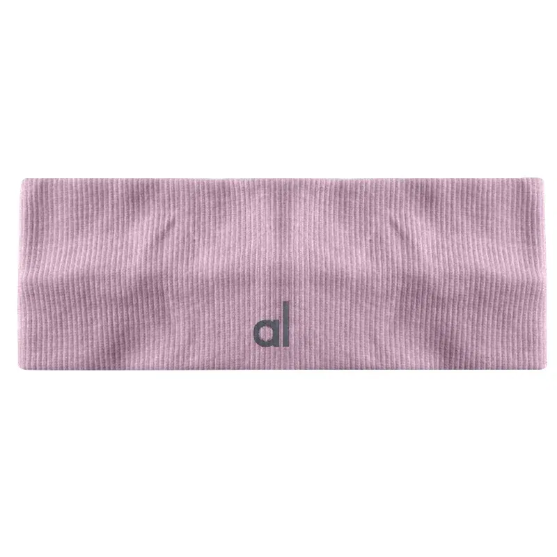 Color: WHITE - al yoga Sports headband for men and women Sweatwapping headband Edge Yoga headband Headband