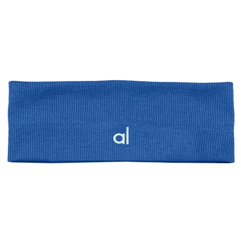 Color: WHITE - al yoga Sports headband for men and women Sweatwapping headband Edge Yoga headband Headband
