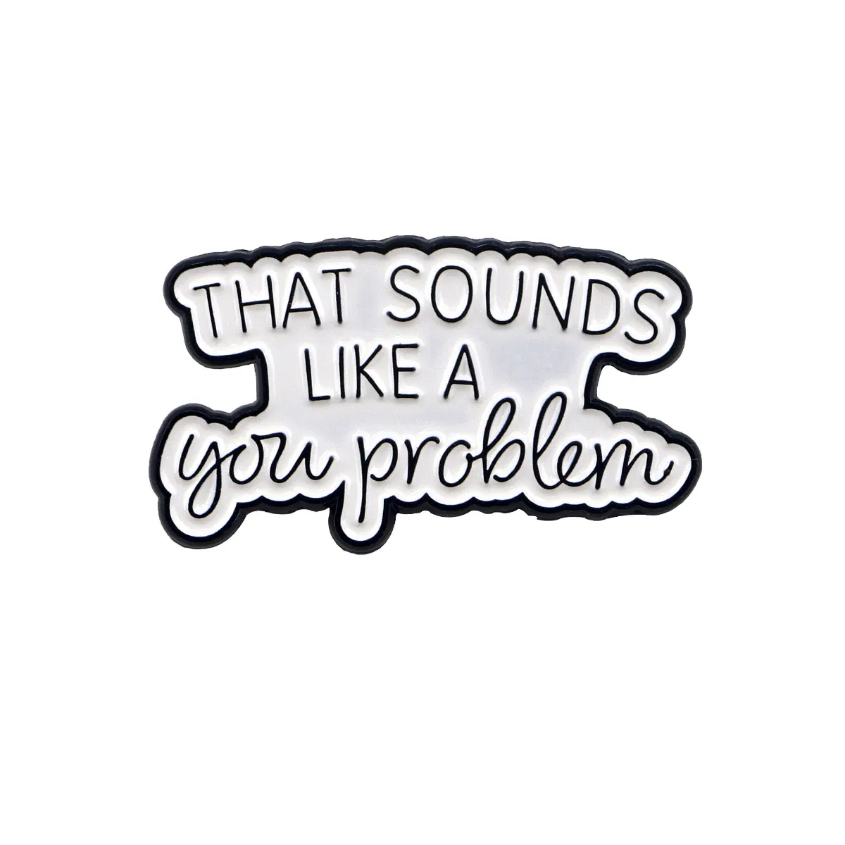 Metal color: Rhodium Plated, Main Stone Color: MULTI - Quotes Enamel Pins Cartoon Women's Brooches Men Lapel Pins Letters Badge on Backpack Costume Accessories Phrase Jewelry Gifts