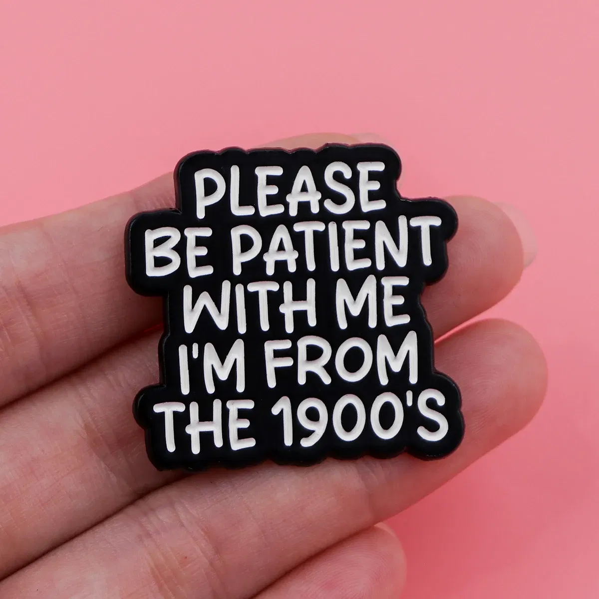 Metal color: Rhodium Plated, Main Stone Color: MULTI - Quotes Enamel Pins Cartoon Women's Brooches Men Lapel Pins Letters Badge on Backpack Costume Accessories Phrase Jewelry Gifts