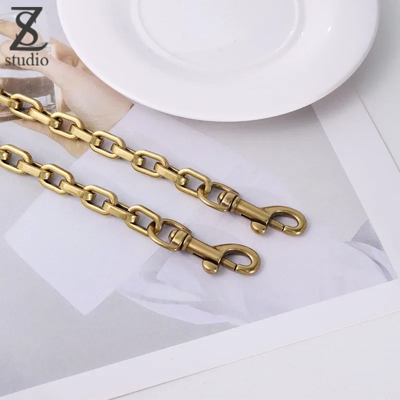 Color: Blue, Ships From: CHINA - Luxury Design Saddle bag Luxury Shoulder Straps replaces Cross-arm Shoulder Copper Color Lightweight Chain