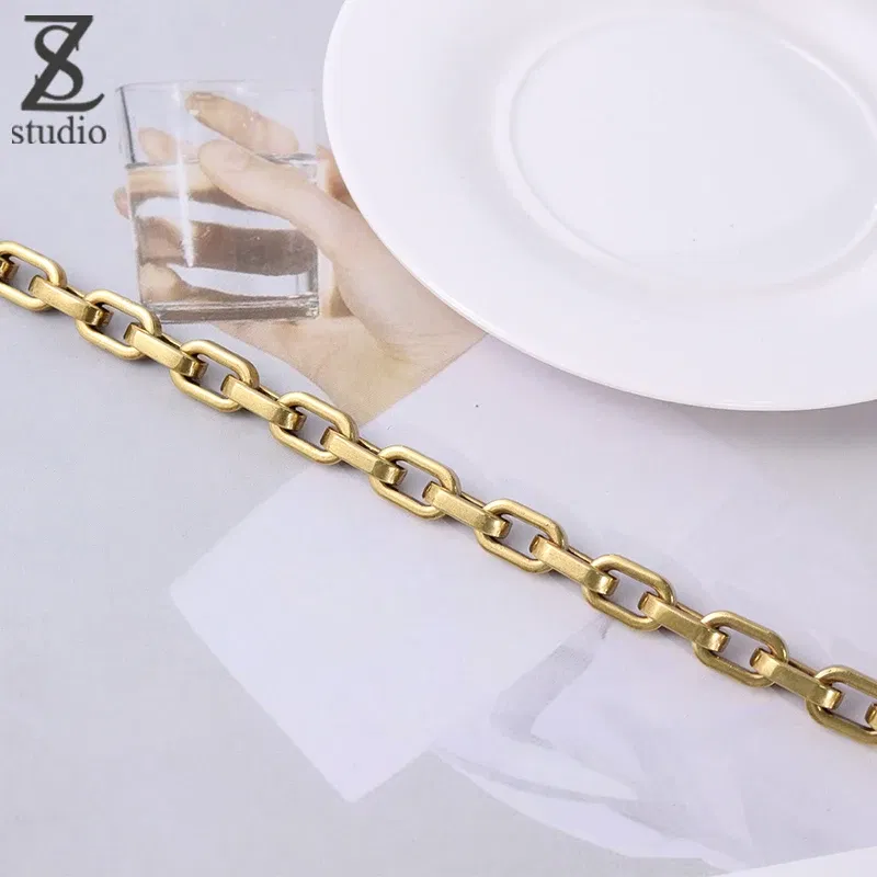 Color: Blue, Ships From: CHINA - Luxury Design Saddle bag Luxury Shoulder Straps replaces Cross-arm Shoulder Copper Color Lightweight Chain