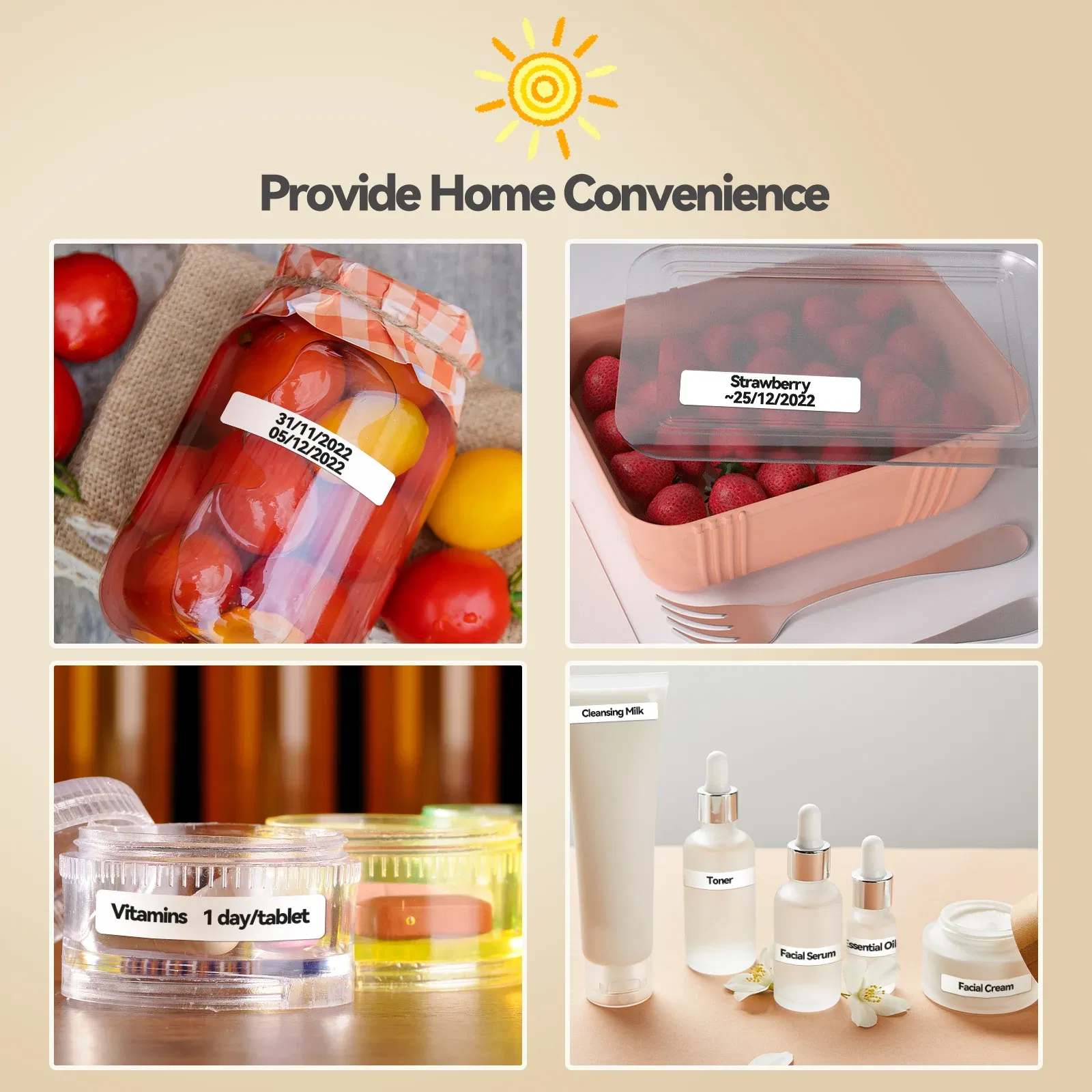 Color: C - 3pcs 15mm x7m Continuous Label Paper fit for P12 P15 Phomemo D30 Q30 Printer Waterproof Self Adhesive Thermal Printer Sticker