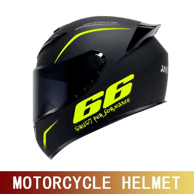 Color: Military Green, Size: XL - Motorcycle helmet motorcycle full helmet racing kart winter anti-fog retro personality helmet