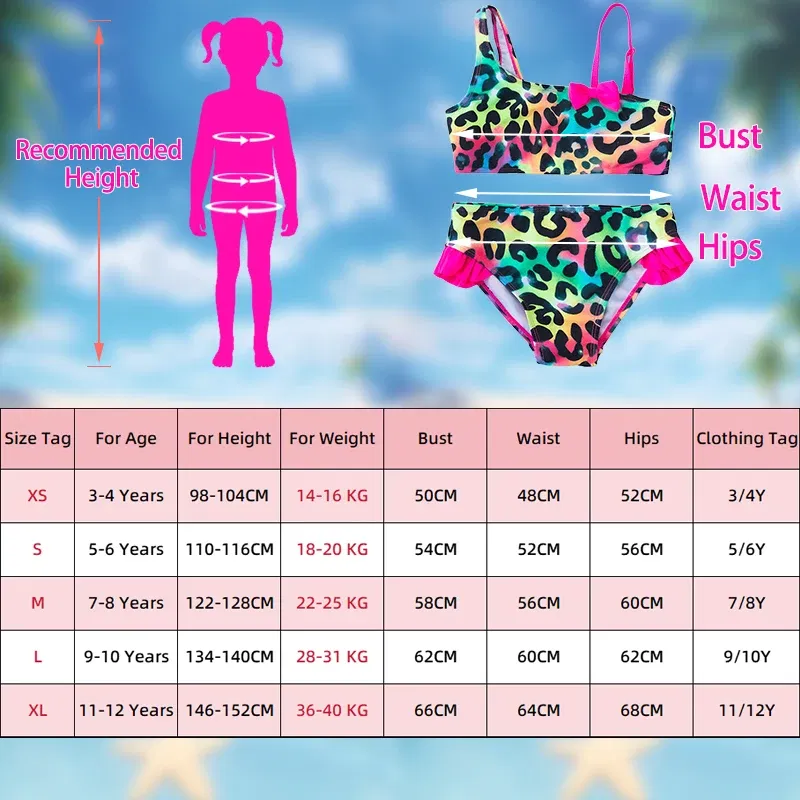 Color: black, Size: L - Lilo Stitch Gilrs Bow Bikini Set Trendy Two-Piece Swimsuits for Summer Stylish Beachwear Pool Fashion Bathing Suits 3-12Y
