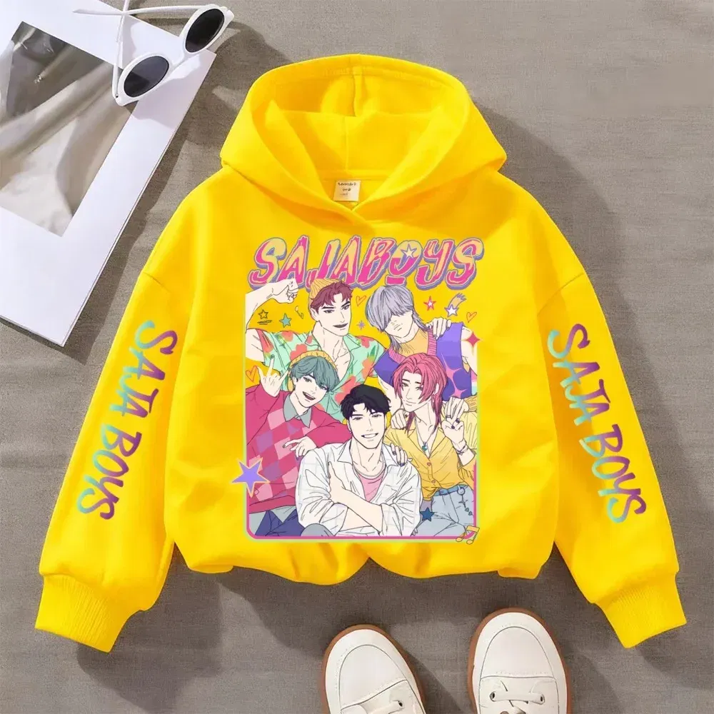 Color: Ivory, Kid Size: 4T - Witch Hunter Group Zoey Cosplay Costume Girls Womens Halloween Party Costumes Demon Hunter Idol Girl Group Colours Casual Hoodie