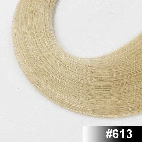 Color: #613, Longest Hair Proportion: 35%-45%, Items per Package: 50 Strands, Life Span: 12 months With Proper Care, Stretched Length: 16inches - FOREVER HAIR 0.8g/s 16" 18" 20" 100% Remy Human Pre Bonded Flat Tip Hair Extension Straight Capsules Keratin