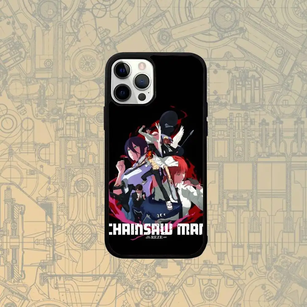 Color: black, Material: TPU - C-Chainsawman Reze Arc Movie Phone Case For IPhone 17,16,15,Pro,Max,Air,14,Plus,13,12,11 Magesafe Wireless Charge Cover