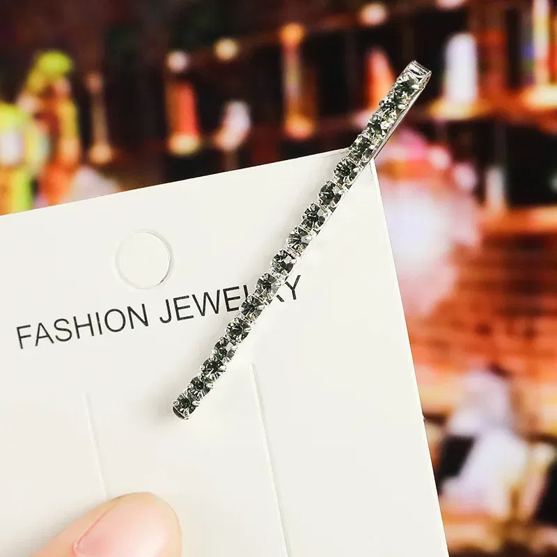 Color: Lemon yellow, Ships From: CHINA - 2020 New Elegant Rhinestone Hairpins Women Girls Hair Clips Pin Accessories Hair Ornaments Hairclip Hairgrip Barrettes Headdress