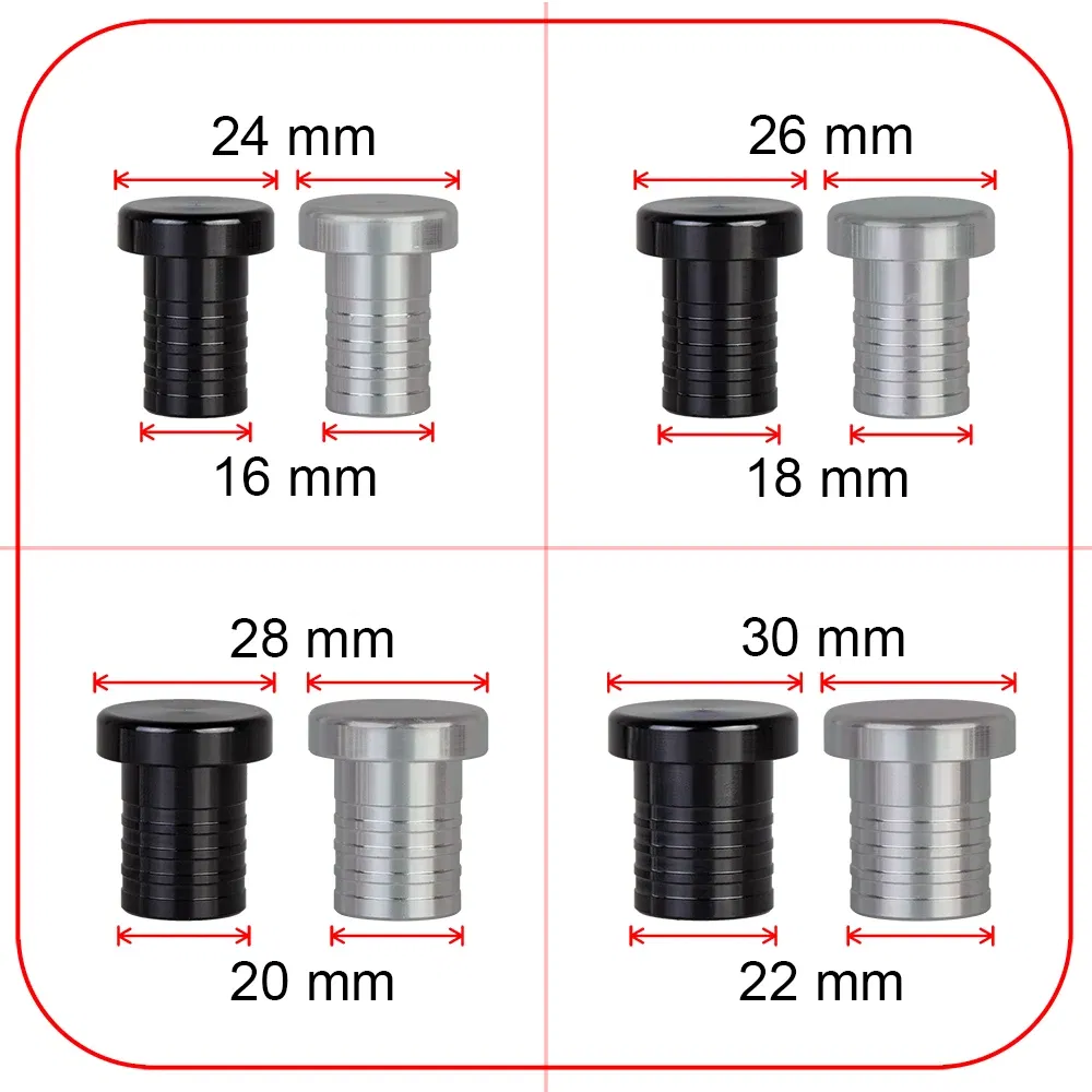 Color: MULTI - 8mm-32mm Alloy Aluminium Plug blow off valve Bov Blanking Plug Silicone Hose Blanking Plug 8 10 12 14 16 18 20 22 28 30 32