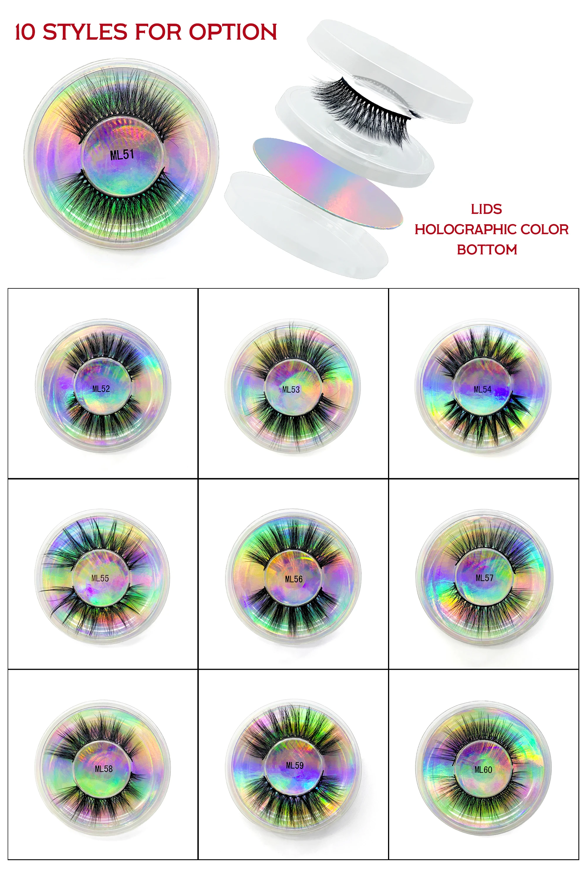 Color: Dark Green, Ships From: CHINA - Fake Eyelashes Wholesale Fluffy False Eyelashes Makeup Eyelash Extension Accessoires Faux Mink Lashes maquiagem