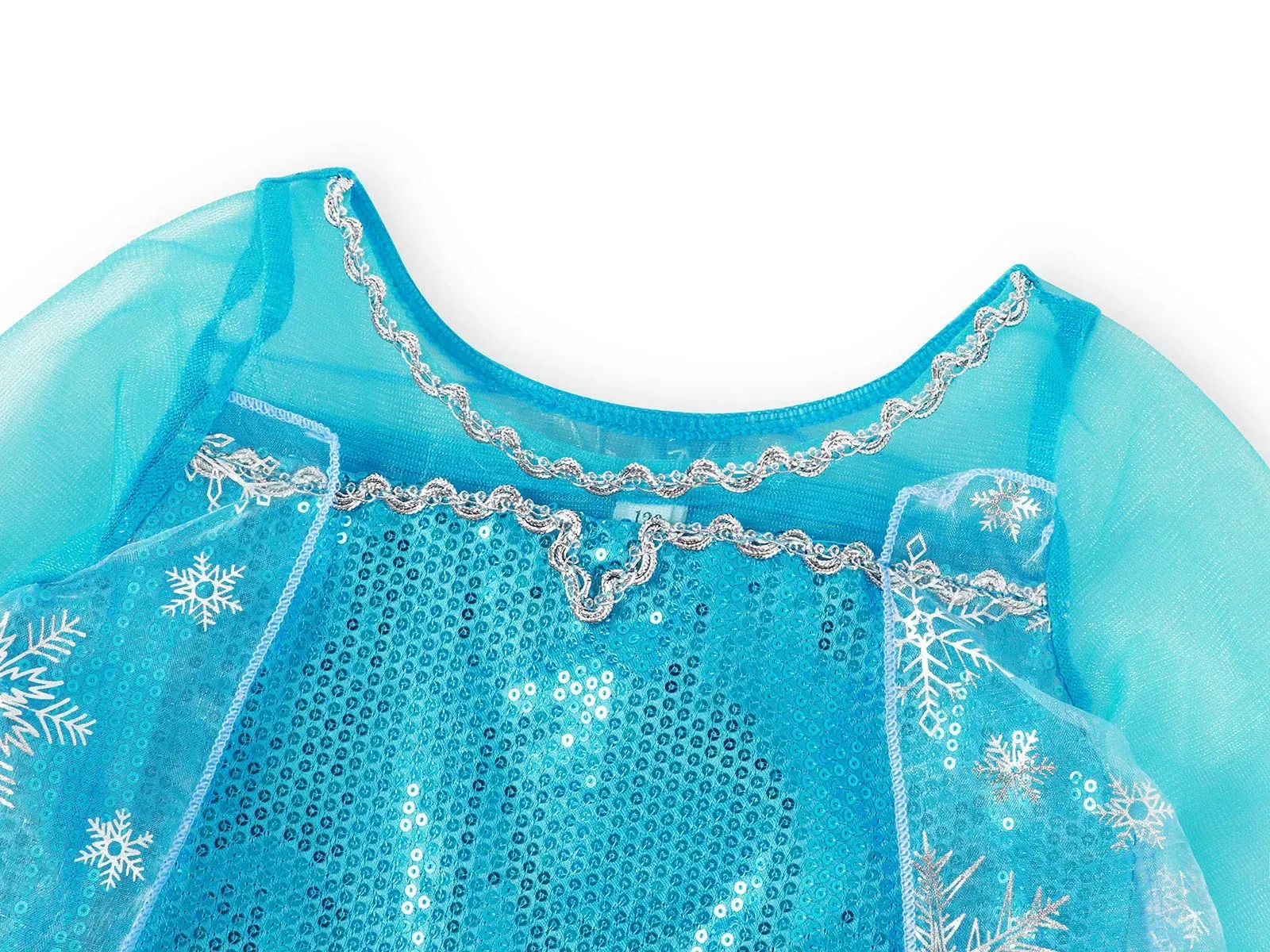 Kid Size: 4T, Color: Dark Grey - Disney Kids Cosplay Elsa Anna Princess Dress Girls Mesh Ball Gown Halloween Carnival Birthday Clothes Snow Queen Frozen Costume