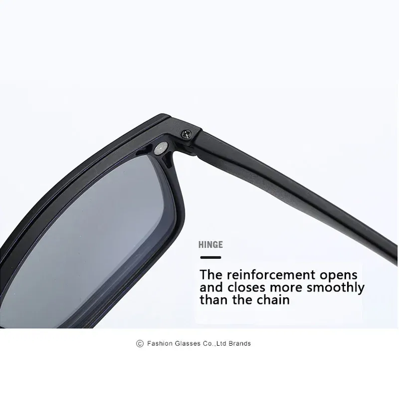 Lenses Color: GRAY, Ships From: CHINA, Frame Color: WHITE - 6 In 1 Spectacle Frame Men Women With 5 PCS Clip On Polarized Sunglasses Magnetic Glasses Male Computer Optical 2201