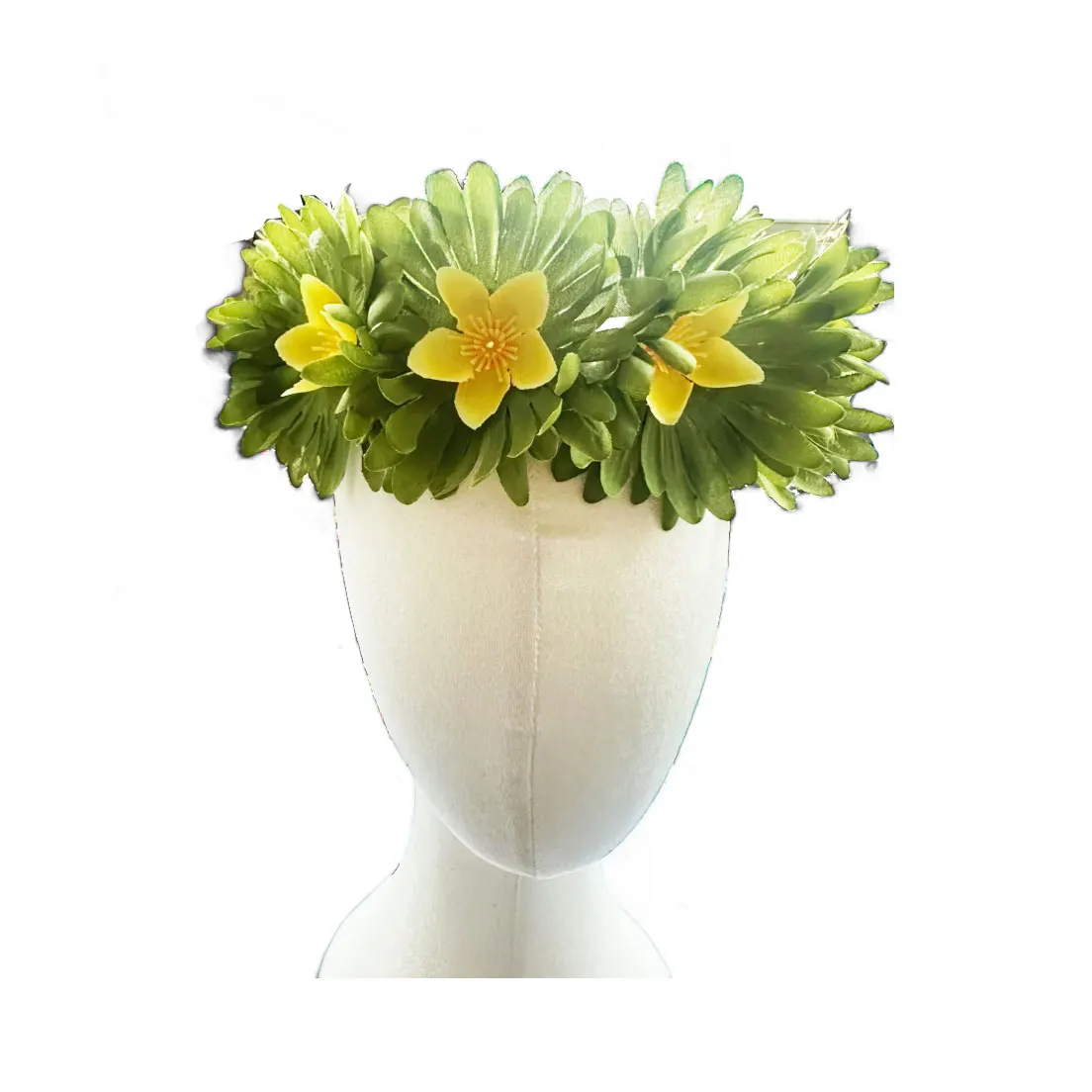 Color: black - Lovely Disney Moana 2 Dancing Flower Garland Headdress Kids Adult Hawaii Beach Floral Headgear Princess Vaina Cosplay Accessory