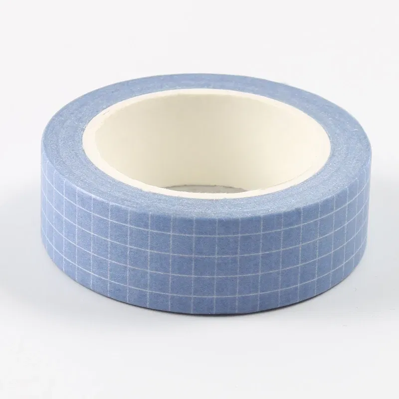 Color: Gold - 10M Pure Color Grid Washi Tape Set Masking Tape Journaling Supplies Washy Tape Organizer Washitape Stationery Sticker Scrapbook