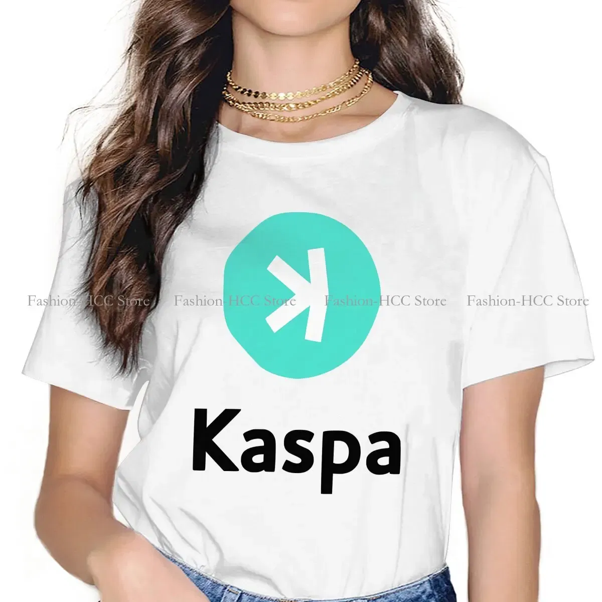 Color: black, Size: M - Kaspa Kas Special Polyester TShirt Bitcoin Top Quality New Design Gift Clothes T Shirt Stuff